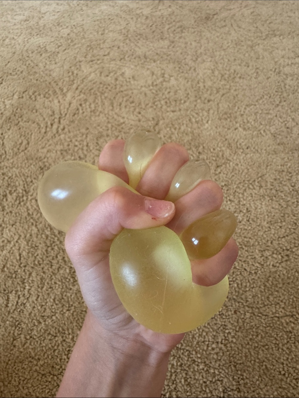 REAL coconut oil squishy-USED-Mouldable-Clean